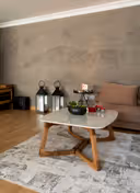 GİRİFT SEHPA - 120 CM, MERMER