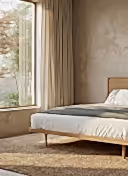 PERA AHŞAP BAŞLIKLI YATAK SETİ - 200 CM