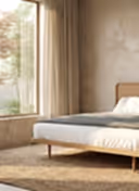 PERA AHŞAP BAŞLIKLI YATAK SETİ - 120 CM