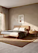 PERA AHŞAP BAŞLIKLI YATAK SETİ - 160 CM