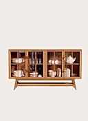 BÜFET BÜFE ŞEFFAF CAM 160 X 90 CM