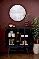 BÜFET BÜFE ŞEFFAF CAM 80 X 90 CM CİLALI