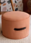 DAVUL PUF - FİTİLLİ KUMAŞ- 45 CM