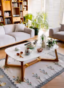 GİRİFT SEHPA - 160 CM, MERMER