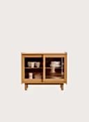 HAN BÜFE 100 CM KETEN YAĞLI CAM KAPAK