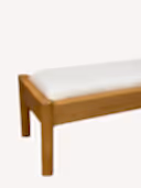 SEMA OUTLET BANK - 140 CM, MEŞE,  KREM