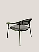 MENDERES OUTLET YEŞİL METAL SANDALYE