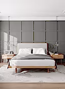 PERA KUMAŞ BAŞLIKLI YATAK SETİ - 160 CM