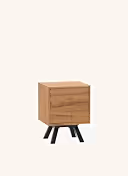 SANDIK KOMODİN - 2 ÇEKMECELİ, 54 CM, KETEN YAĞLI