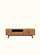 SANDIK TV ÜNİTESİ - 170 CM, KETEN YAĞLI